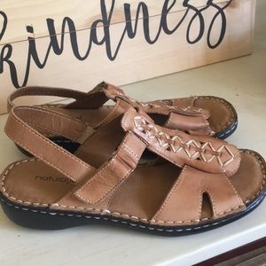 Natural Soul Leather Sandals